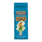 Kauai Coffee Koloa Estate whole bean pack ready for fresh grinding at home.