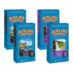 Kauai Coffee Poipu Beach Dark Roast pod for bold espresso at home.