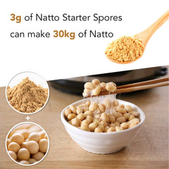 KAWASHIMAYA natto starter spoon included for measuring