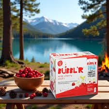 Babbl Wild Cherry Chillr 6-pack in a cooler-ready shot for convenient entertaining