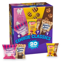 Keebler Assorted Cookie Classics box front, ideal for sharing.
