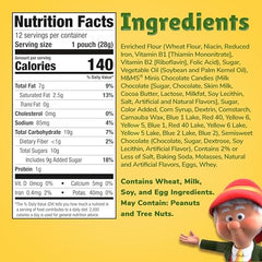 Keebler Chips Deluxe Minis with M&M’s close-up shows chocolate chips and colorful M&M bits.