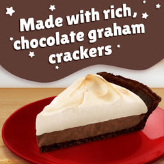 Keebler chocolate graham crumbs deliver a rich crust flavor.