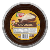 Keebler Ready Crust chocolate pie shell nine-inch for baked or no-bake pies.
