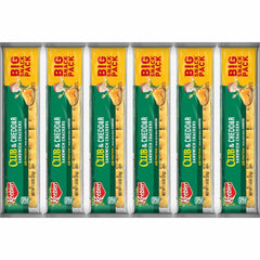 Keebler Club & Cheddar crackers eight crackers per pack detail