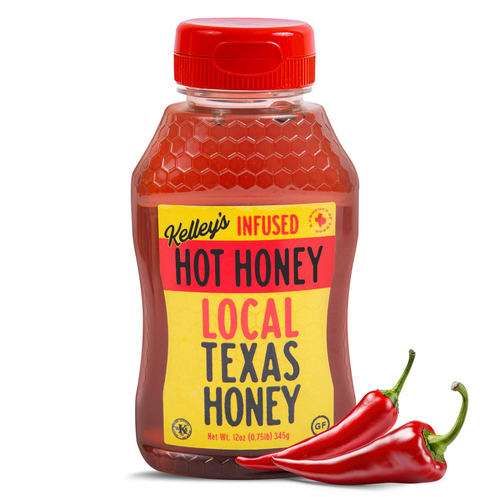 Kelley's Hot Honey bottle pour for glaze and dipping