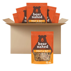 Kellogg's Bear Naked Fruit and Nut Medley granola bag, ideal for on-the-go snacking