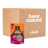 Kellogg's Bear Naked Maple Pecan Granola bag open for quick snacking on the go.