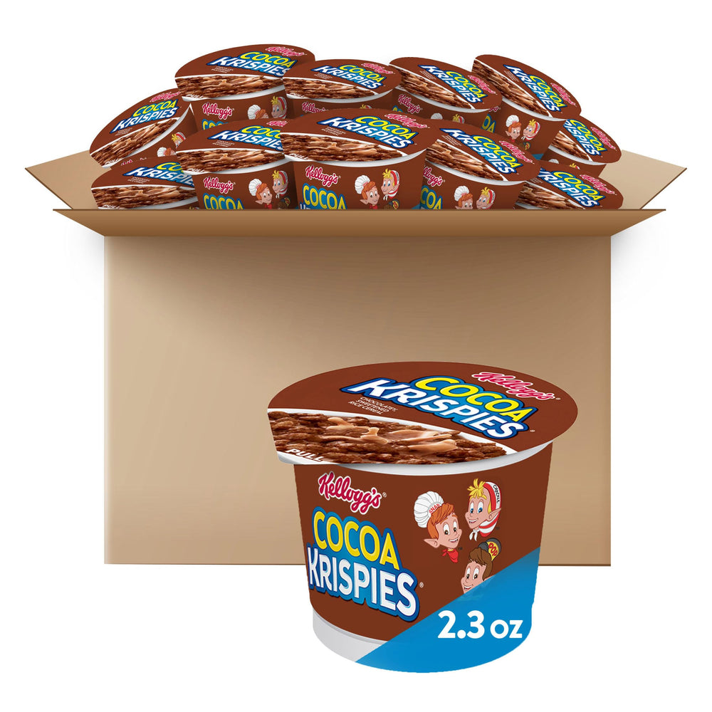 Kellogg's Cocoa Krispies Cups on the go, a crisp chocolatey breakfast for kids.