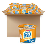 Kellogg's Frosted Mini-Wheats bite-sized biscuits in a bowl with milk for a fiber-rich start.