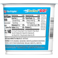 Kellogg's Rice Krispies Cups pouring milk, classic crackle and pop