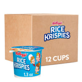 Kellogg's Rice Krispies Cups top view, portable breakfast for on-the-go mornings
