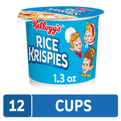 Kellogg's Rice Krispies Cups with fresh fruit topping, easy healthy snack
