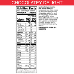 Close-up of chocolatey chunks in Kellogg's Special K Chocolatey Delight.