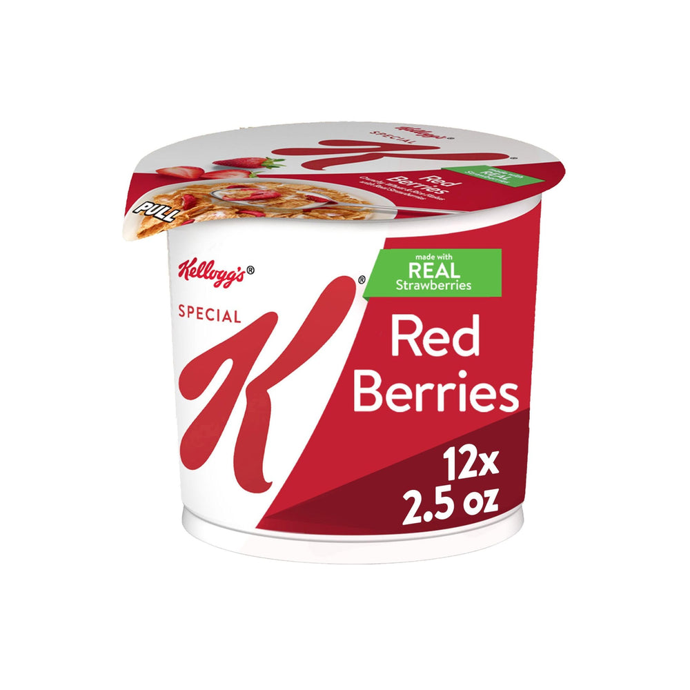 Kellogg's Special K Red Berries cups ready-to-go breakfast on the go
