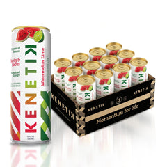 Kenetik caffeine-free focus can, watermelon-lime, for clear thinking.