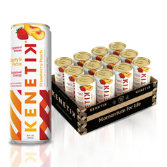 Kenetik caffeine-free focus drink can front—ready-to-drink brain fuel for steady focus.
