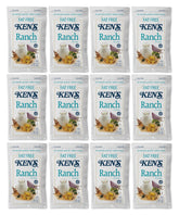 Ken's Fat Free Ranch Dressing 1.5 oz pouch pour for quick, single-serve servings.