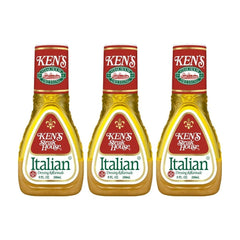 Ken's Steak House Italian Dressing bottle highlights bold flavor for salads