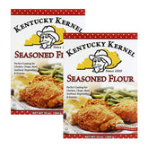 Kentucky Kernel seasoned flour bag for quick dredging and crispy coatings.