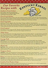 Kentucky Kernel seasoned flour forms a golden, crispy crust on foods.