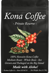 Keokea Coffee Co 100% Kona whole bean bag for home brewing