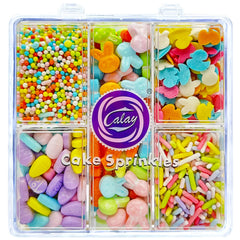 Kercky Easter sprinkles bunny shapes add festive charm for decorating cupcakes and cookies
