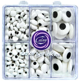 Kercky edible eyeballs sprinkles decorate a cake with playful Halloween charm