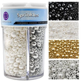 Kercky metallic hues bottle adds festive shimmer for cake decorating.