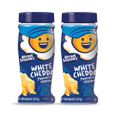 Kernel Season's White Cheddar popcorn seasoning jar for bold cheese flavor on popcorn