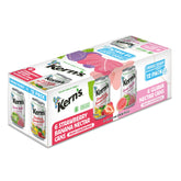 Kern's tropical nectar can with strawberry banana close-up, ideal for lunchboxes.