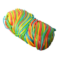 Kervan Bebeto Rainbow Laces tied into edible knots