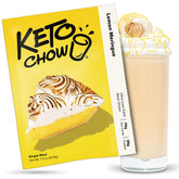 Keto Chow Lemon Meringue powder pack for easy keto meal replacement.