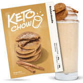 Keto Chow Snickerdoodle packaging front shows flavor and brand