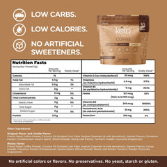 Keto Vitals Instant Keto Coffee Vanilla Stick with low-carb flavor