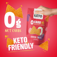 Keto Naturals Keto Crackers on-the-go snack displayed for busy days.