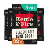 Kettle & Fire beef bone broth 4-pack ready for sipping and quick meals
