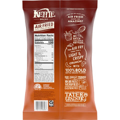 Chips in a bowl ready for sharing, showcasing texture and color, Kettle Brand Texas BBQ.