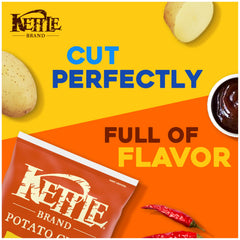 Kettle Brand Backyard Barbeque chips served in a bowl for backyard gatherings.