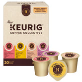 KEURIG COFFEE COLLECTIVE Bold Beats pod with dried fruit and caramel notes for a rich cup