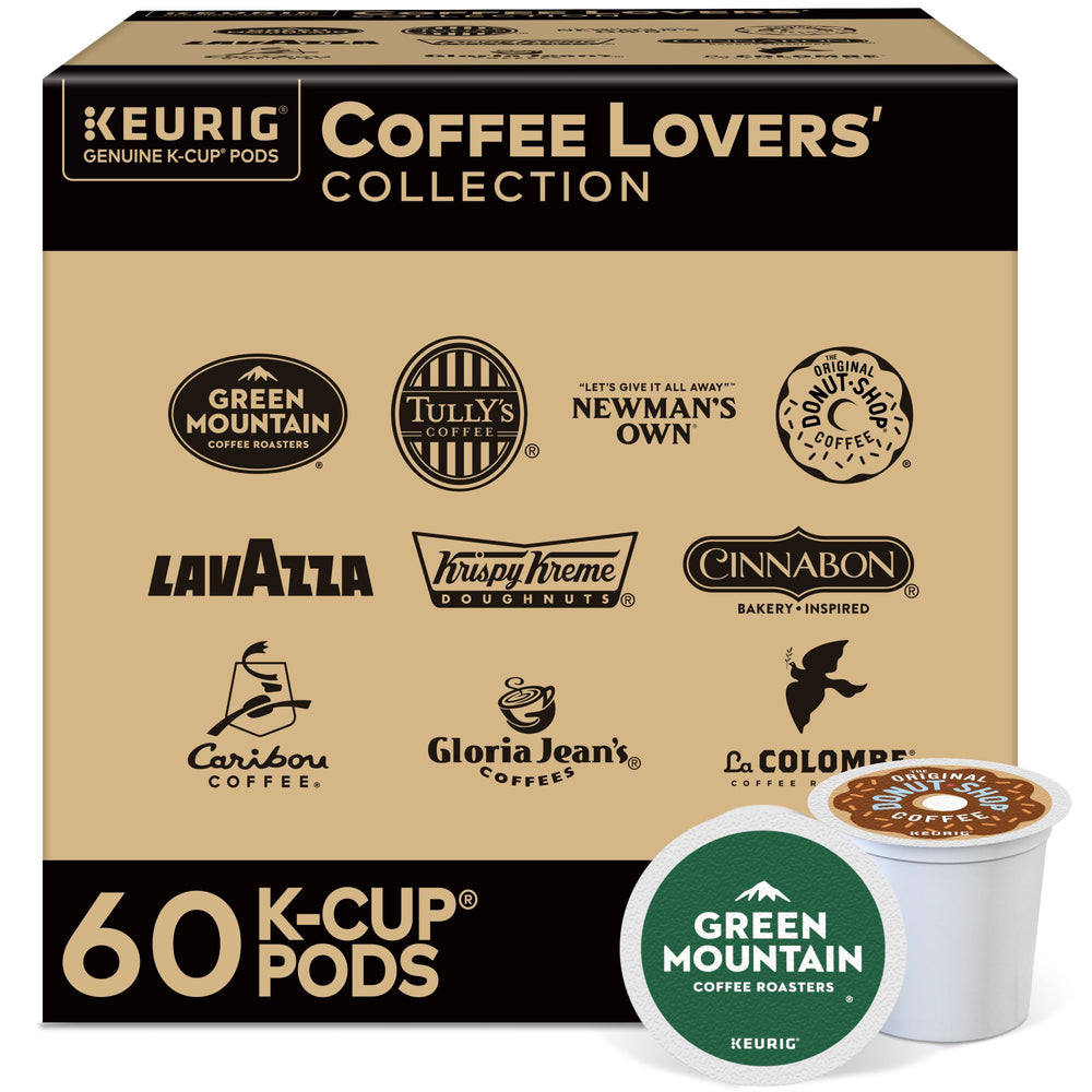 Keurig Coffee Lovers Collection 60pods front view for quick, varied mornings.