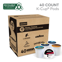 Keurig Coffeehouse Collection Corsica pod delivers bold, nuanced notes.