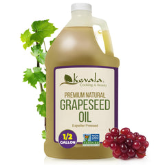 Kevala Grapeseed Oil bottle 64oz for versatile cooking and dressings