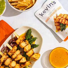 Kevin's Mango Habanero Sauce glazed chicken for a spicy-sweet finish