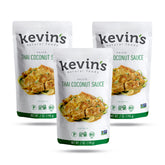 Kevin's Thai Coconut Sauce bottle—paleo, gluten-free flavor ready for quick weeknight meals.