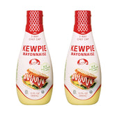 Kewpie squeeze-tube packaging showing mess-free mayo application.