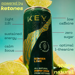 KEY Ketone Drink in fridge ready to grab for quick energy