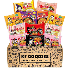 KF GOODIES Korean ramen gift box packaging, ideal for gifting and sharing.