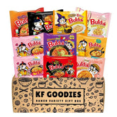 KF GOODIES Korean ramen variety gift box cover, a ready-to-gift meal assortment for ramen lovers