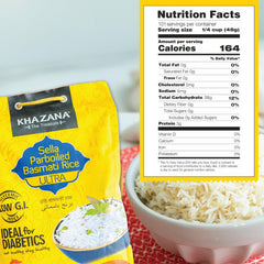 Khazana aromatic steaming basmati rice plate releasing inviting fragrance.